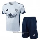 Tracksuit Arsenal Short Sleeve 2025-2026 Grey - Shorts