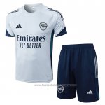 Tracksuit Arsenal Short Sleeve 2025-2026 Grey - Shorts