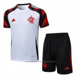 Tracksuit Flamengo Short Sleeve 2025-2026 White - Shorts