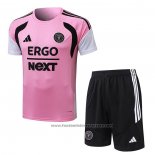Tracksuit Inter Miami Short Sleeve 2026-2027 Pink - Shorts