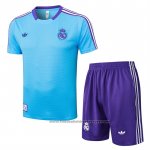 Tracksuit Real Madrid Short Sleeve 2025-2026 Blue - Shorts