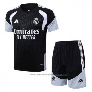 Tracksuit Real Madrid Short Sleeve 2025-2026 Black - Shorts