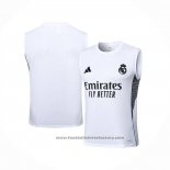 Training Shirt Real Madrid Without Sleeves 2025-2026 White
