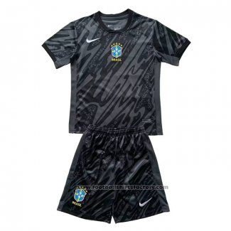 Brazil Away Goalkeeper Shirt Kids 2024