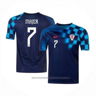 Croatia Player Majer Away Shirt 2022