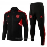 Jacket Tracksuit Bayern Munich Kids 2022-2023 Black