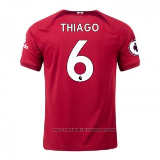 Liverpool Player Thiago Home Shirt 2022-2023