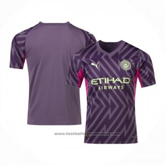 Manchester City Goalkeeper Shirt 2023-2024 Purpura