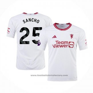 Manchester United Player Sancho Third Shirt 2023-2024