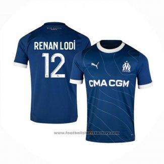 Olympique Marseille Player Renan Lodi Away Shirt 2023-2024