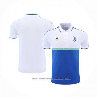 Polo Juventus 2022-2023 White and Blue