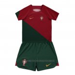 Portugal Home Shirt Kids 2022