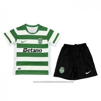 Sporting Home Shirt Kids 2025-2026
