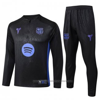 Sweatshirt Tracksuit Barcelona Kids 2025-2026 Black