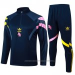 Sweatshirt Tracksuit Juventus Kids 2024-2025 Blue