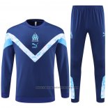 Sweatshirt Tracksuit Olympique Marseille 2022 Blue