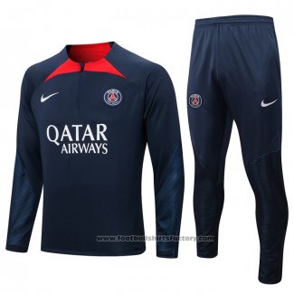 Sweatshirt Tracksuit Paris Saint-Germain 2022-2023 Blue Oscuro