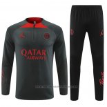 Sweatshirt Tracksuit Paris Saint-Germain Jordan 2022-2023 Grey