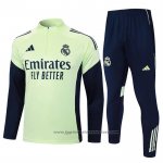 Sweatshirt Tracksuit Real Madrid Kid 2025-2026 Green
