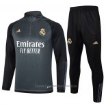 Sweatshirt Tracksuit Real Madrid Kids 2023-2024 Grey