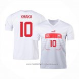 Switzerland Player Xhaka Away Shirt 2022