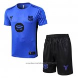 Tracksuit Barcelona Short Sleeve 2025-2026 Blue Purple - Shorts