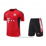 Tracksuit Bayern Munich Short Sleeve 2022-2023 Red - Shorts