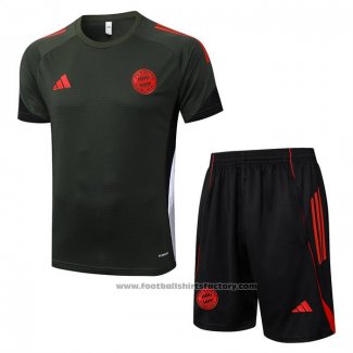 Tracksuit Bayern Munich Short Sleeve 2025-2026 Green - Shorts