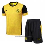 Tracksuit Borussia Dortmund Short Sleeve 2025-2026 Yellow - Shorts
