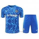 Tracksuit Chelsea Short Sleeve 2022-2023 Blue - Shorts