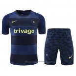 Tracksuit Chelsea Short Sleeve 2022-2023 Blue Oscuro - Shorts