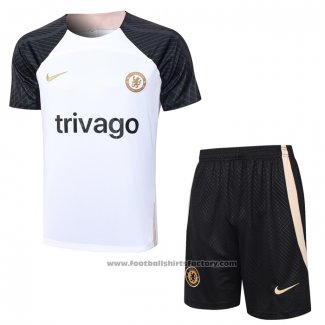 Tracksuit Chelsea Short Sleeve 2023-2024 White - Shorts