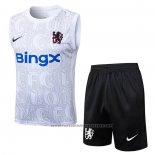 Tracksuit Chelsea Without Sleeves 2025-2026 White Grey