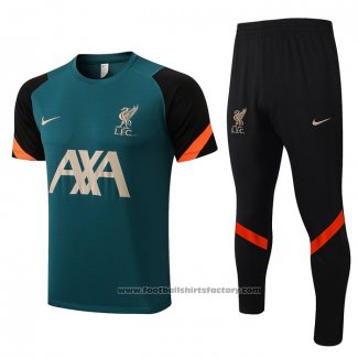 Tracksuit Liverpool Short Sleeve 2022-2023 Green