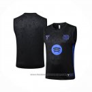 Training Shirt Barcelona Without Sleeves 2025-2026 Black Blue