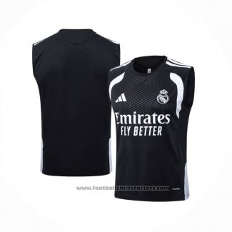 Training Shirt Real Madrid Without Sleeves 2025-2026 Black