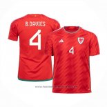 Wales Player B.davies Home Shirt 2022