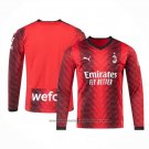 Ac Milan Home Shirt Long Sleeve 2023-2024