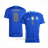 Argentina Player E.fernandez Away Shirt 2024