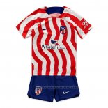 Atletico Madrid Home Shirt Kids 2022-2023