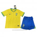 Brazil Home Shirt Kids 2022