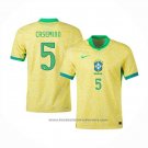 Brazil Player Casemiro Home Shirt 2024