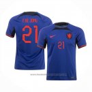 Holland Player F.de Jong Away Shirt 2022