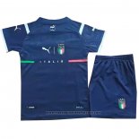 Italy Goalkeeper Shirt Kids 2021 Blue