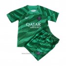 Paris Saint-germain Goalkeeper Shirt Kids 2023-2024 Green