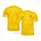 Portugal Goalkeeper Shirt 2024 Yellow
