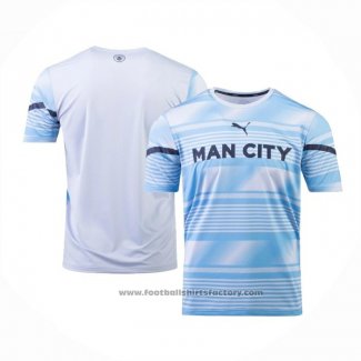 Pre-match Shirt Manchester City 2022 Blue