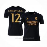 Real Madrid Player Camavinga Third Shirt 2023-2024