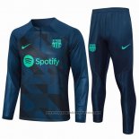 Sweatshirt Tracksuit Barcelona 2023-2024 Blue