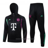 Sweatshirt Tracksuit Bayern Munich Kids 2023-2024 Black and White